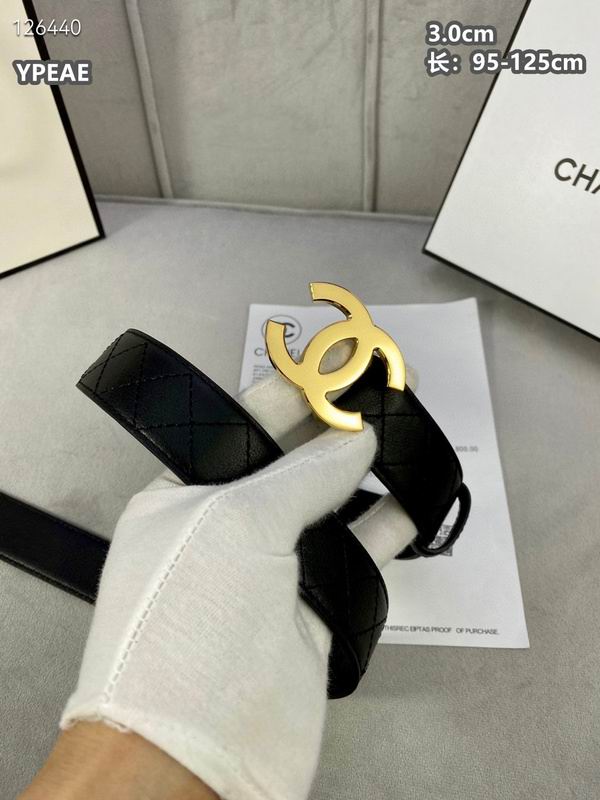 Chanel belt 30mmX95-125cm 8L22